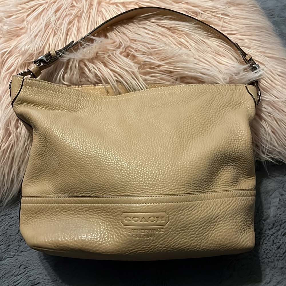 Coach leather handbag